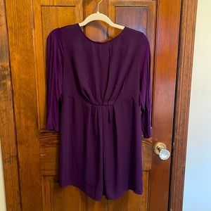 Purple maternity top